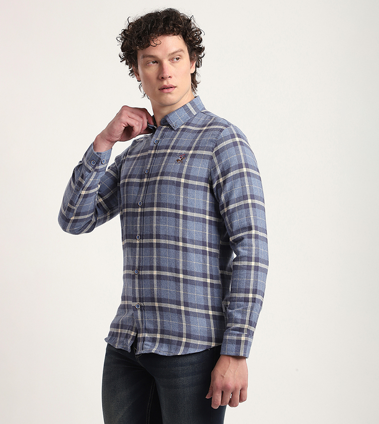 Plaid Long Sleeves Casual Shirt