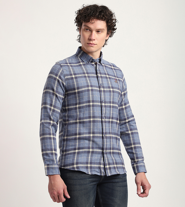 Plaid Long Sleeves Casual Shirt