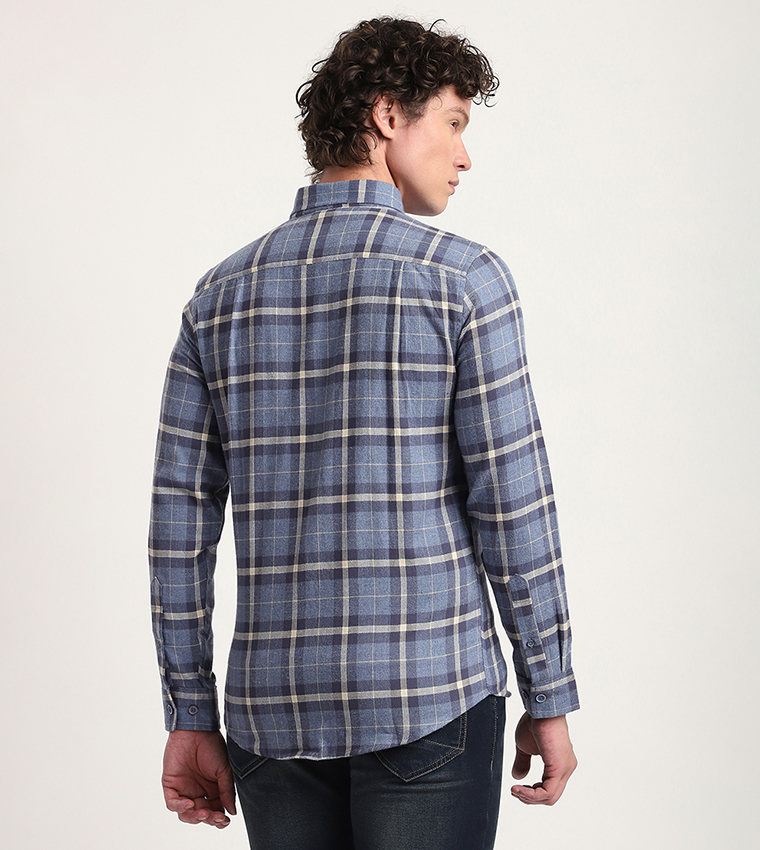 Plaid Long Sleeves Casual Shirt