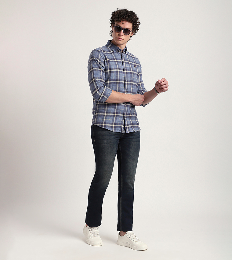 Plaid Long Sleeves Casual Shirt