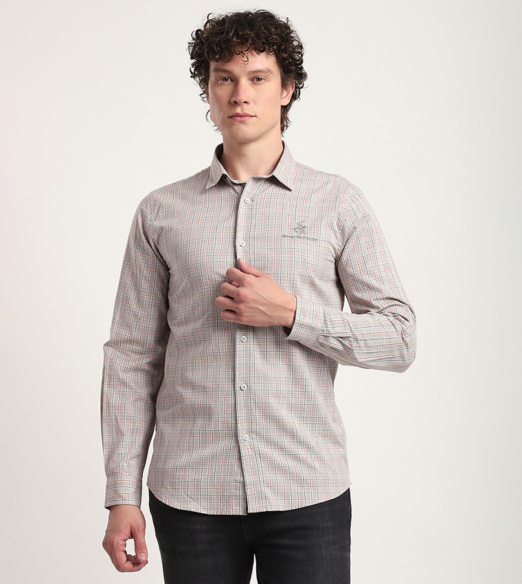 Plaid Long Sleeves Casual Shirt