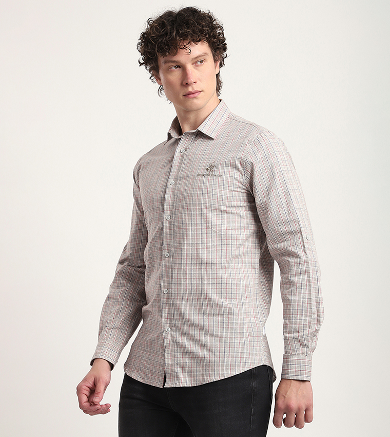 Plaid Long Sleeves Casual Shirt
