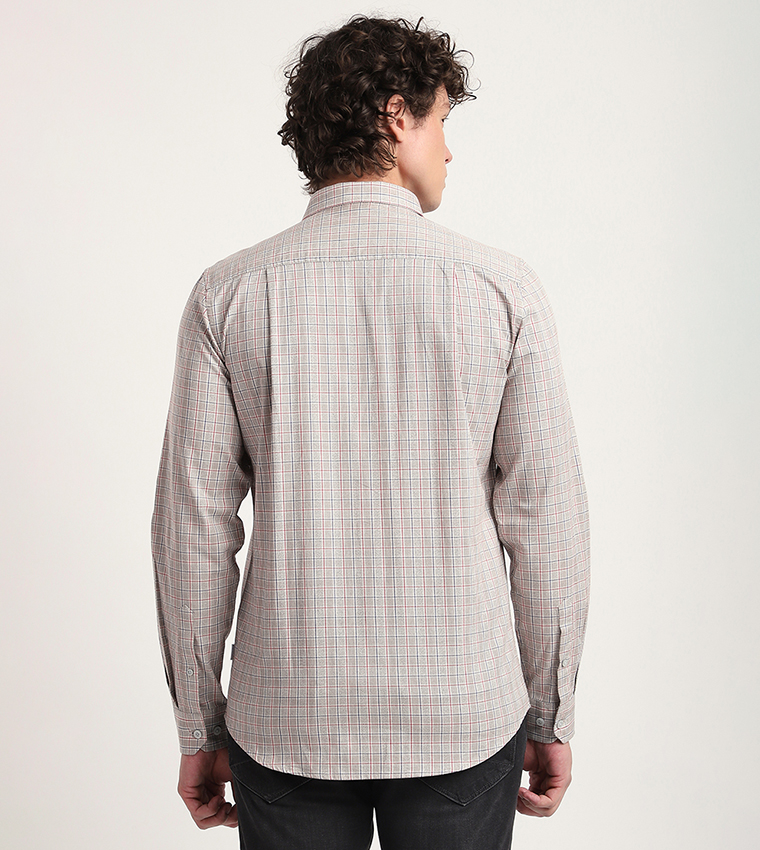 Plaid Long Sleeves Casual Shirt