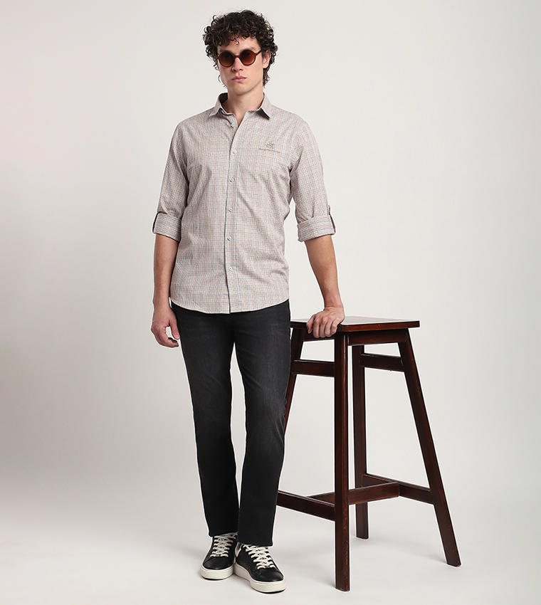 Plaid Long Sleeves Casual Shirt