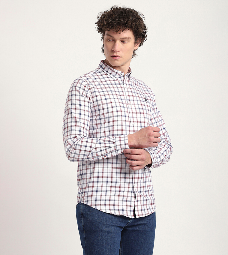 Plaid Long Sleeves Casual Shirt