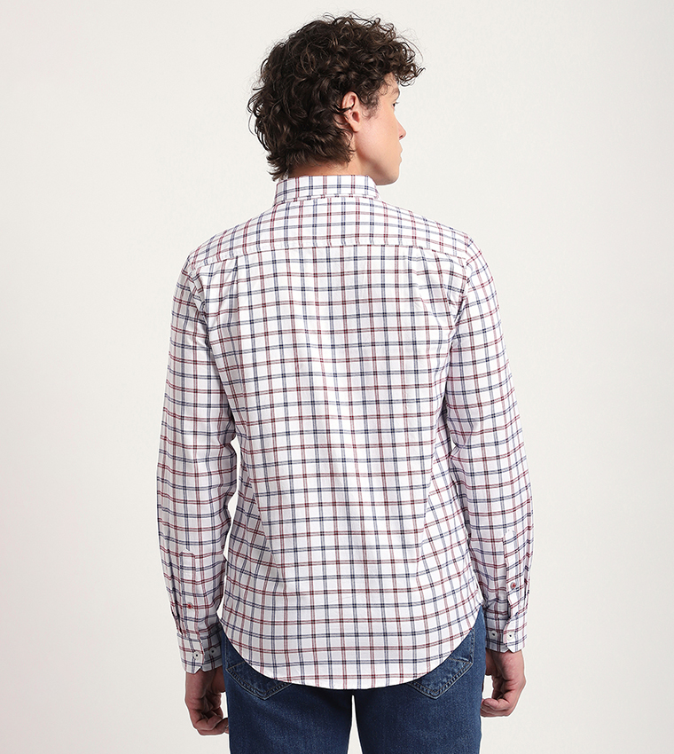 Plaid Long Sleeves Casual Shirt
