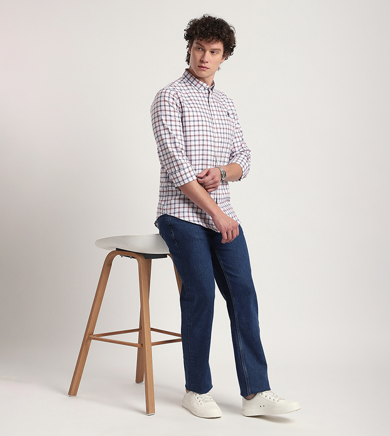 Plaid Long Sleeves Casual Shirt