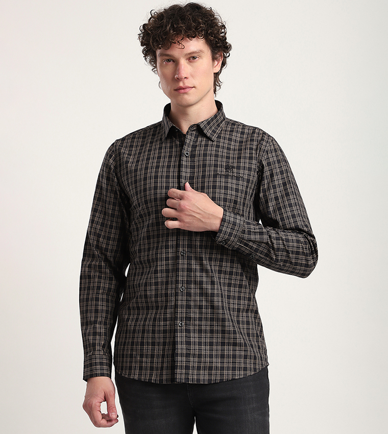 Plaid Long Sleeves Casual Shirt
