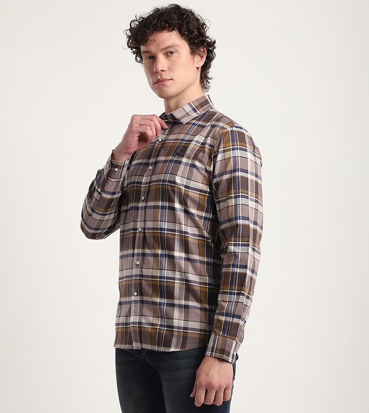 Plaid Long Sleeves Casual Shirt