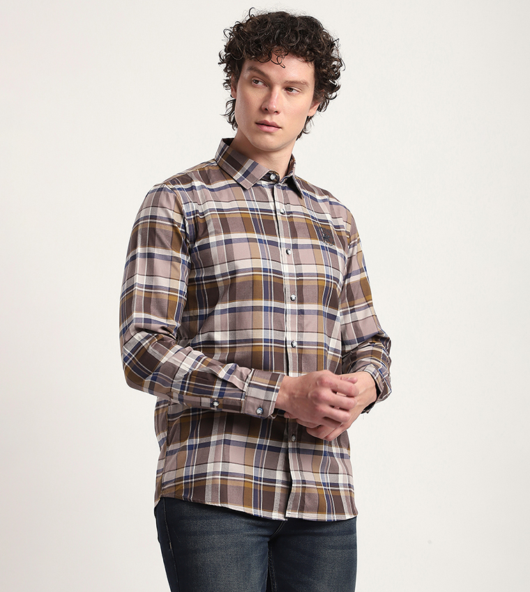 Plaid Long Sleeves Casual Shirt