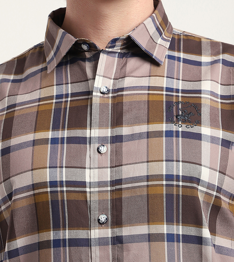 Plaid Long Sleeves Casual Shirt