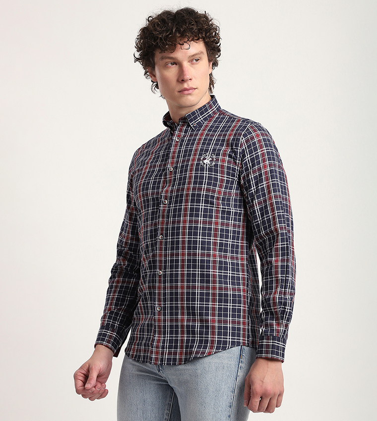 Plaid Long Sleeves Casual Shirt