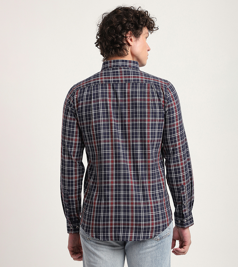 Plaid Long Sleeves Casual Shirt