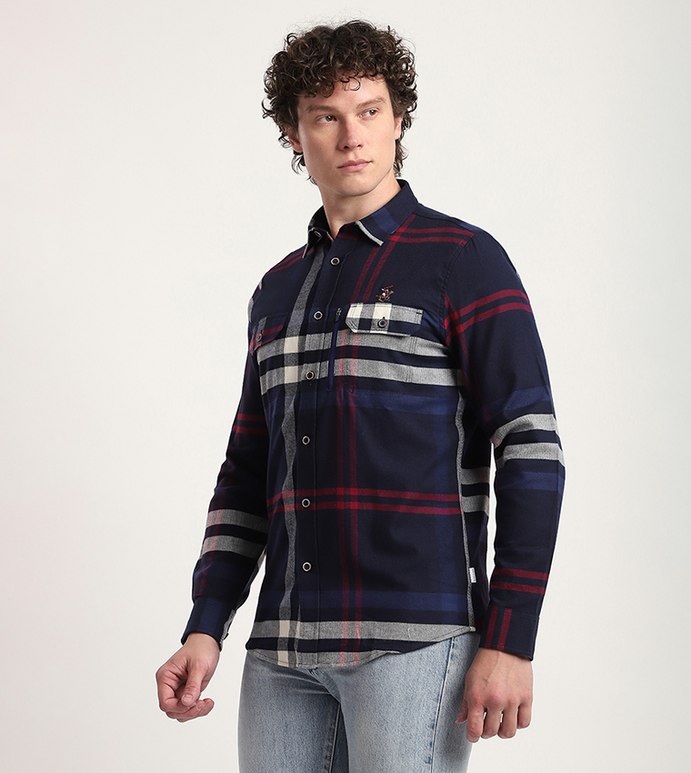 Plaid Long Sleeves Casual Shirt