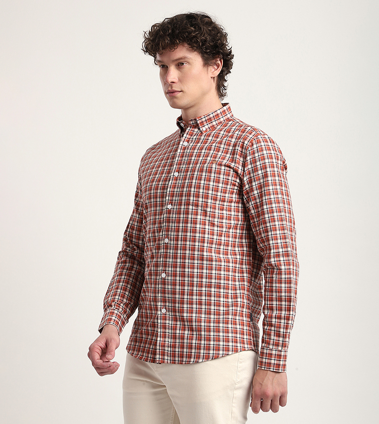 Plaid Long Sleeves Casual Shirt