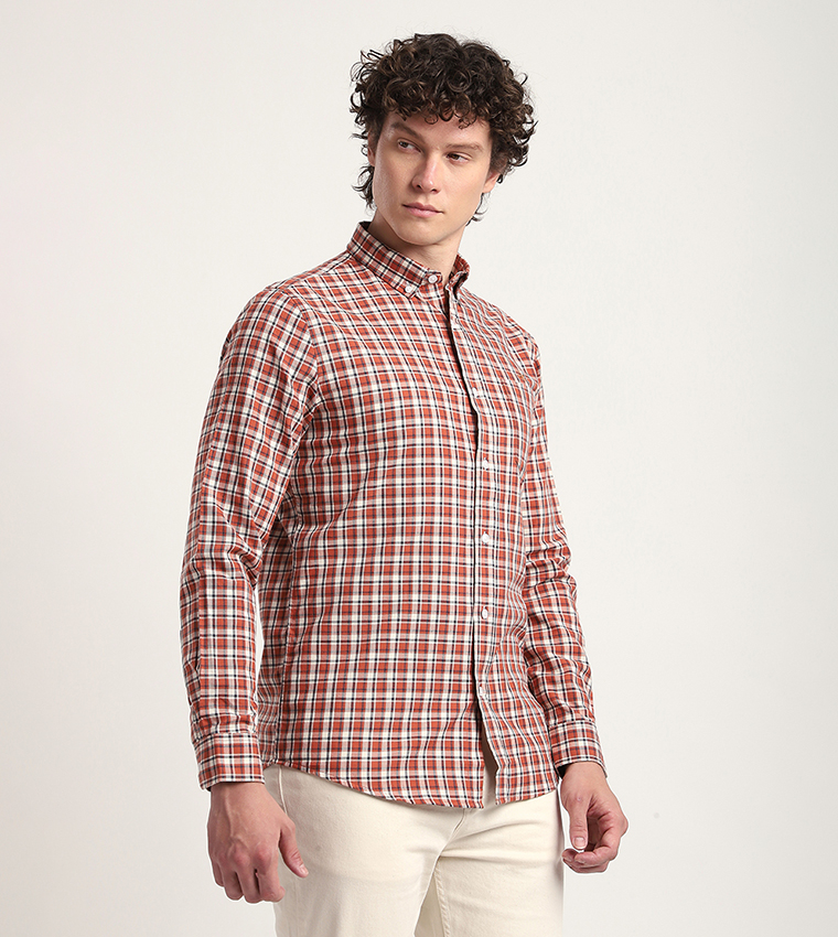 Plaid Long Sleeves Casual Shirt