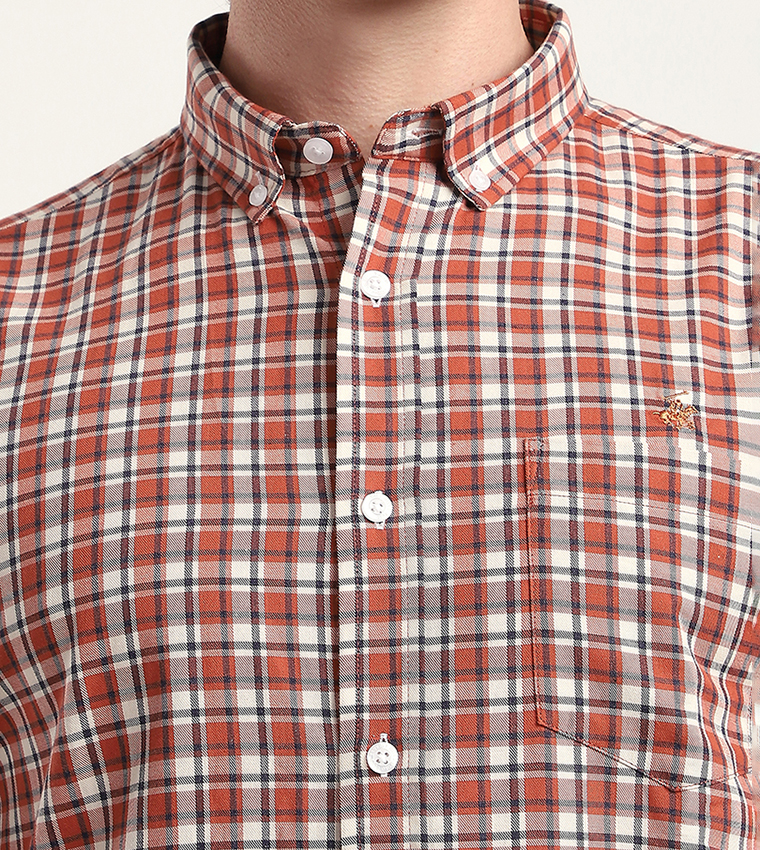 Plaid Long Sleeves Casual Shirt