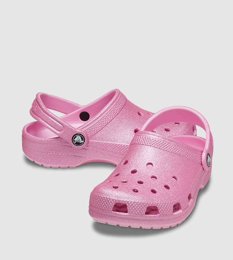 Kids' Classic Glitter Clog
