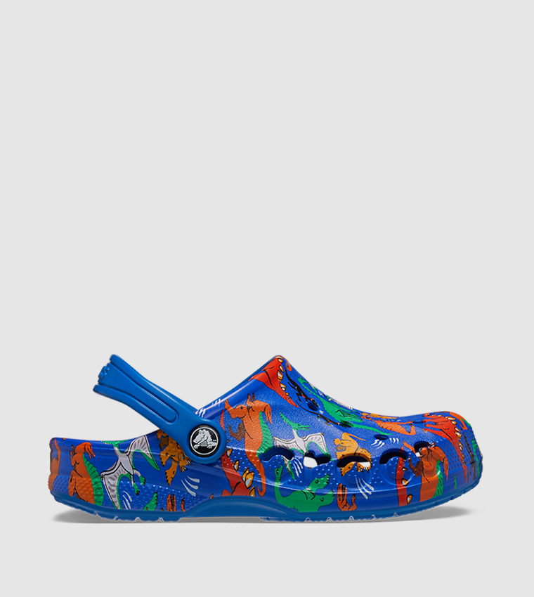 Buy Crocs Kids Baya Seasonal Printed Clog In Blue 6thStreet Bahrain