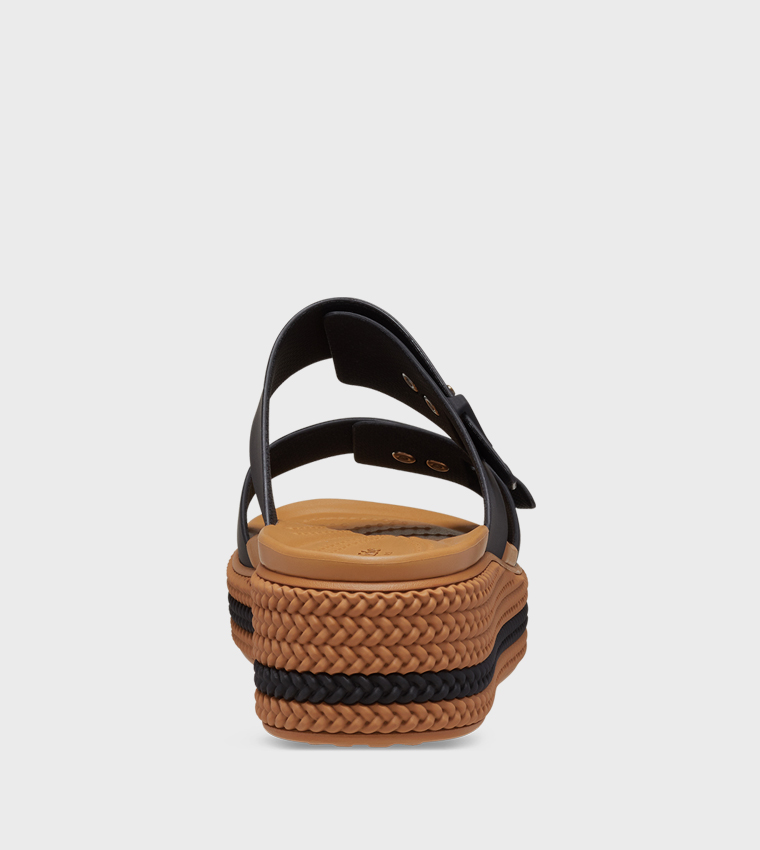 Brooklyn Woven Buckle Low Wedge
