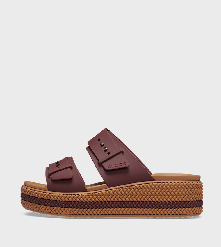 Brooklyn Woven Buckle Low Wedge