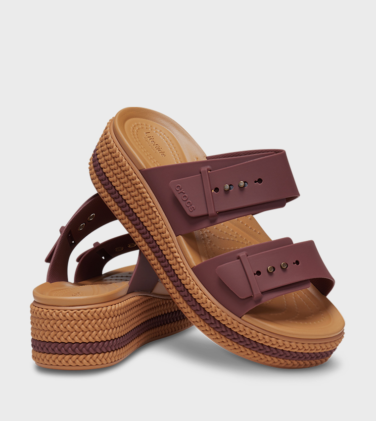 Brooklyn Woven Buckle Low Wedge
