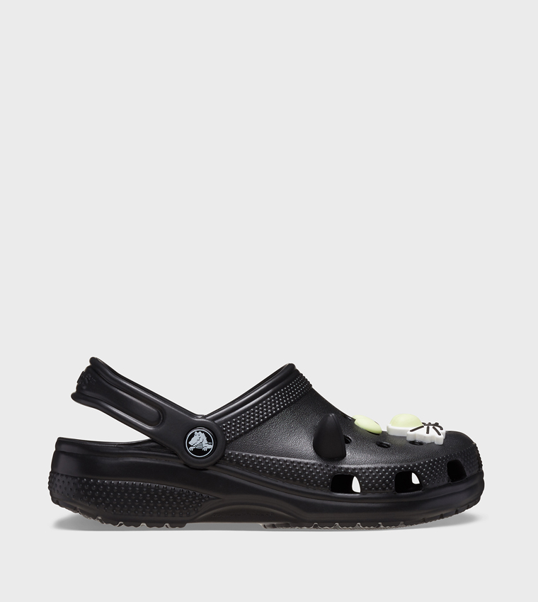 Toddlers' Classic Glow Black Cat Clog 