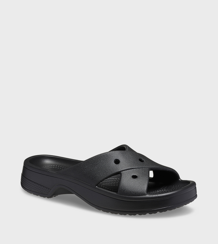 Classic Cross Strap Slides