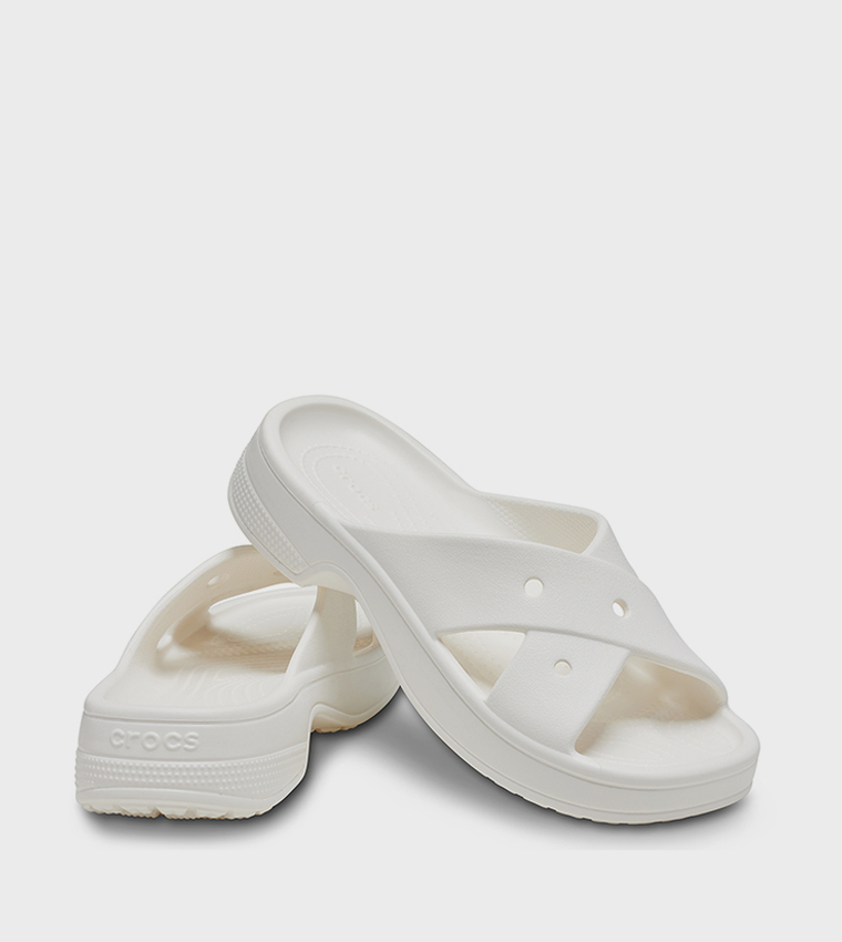 Classic Cross Strap Slides