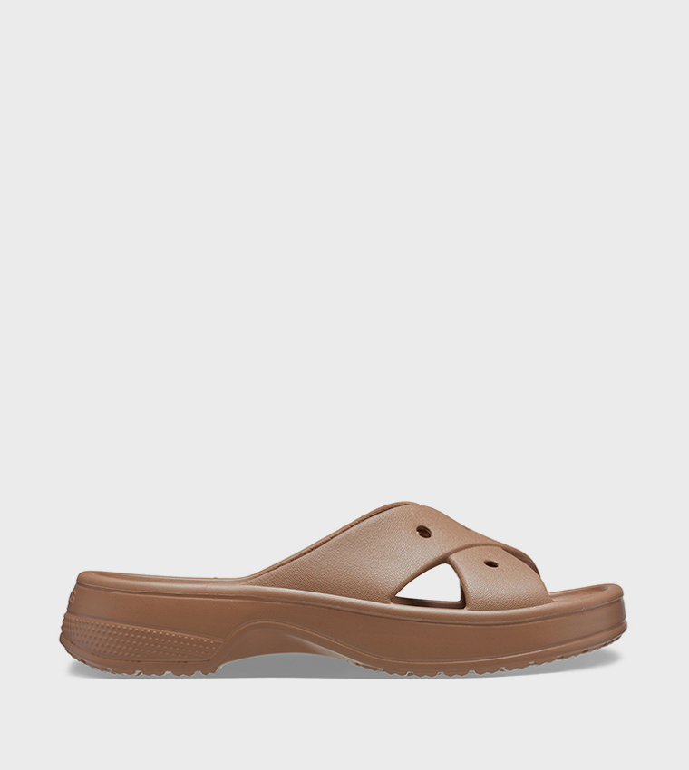 Classic Cross Strap Slides