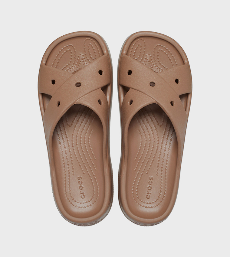 Classic Cross Strap Slides