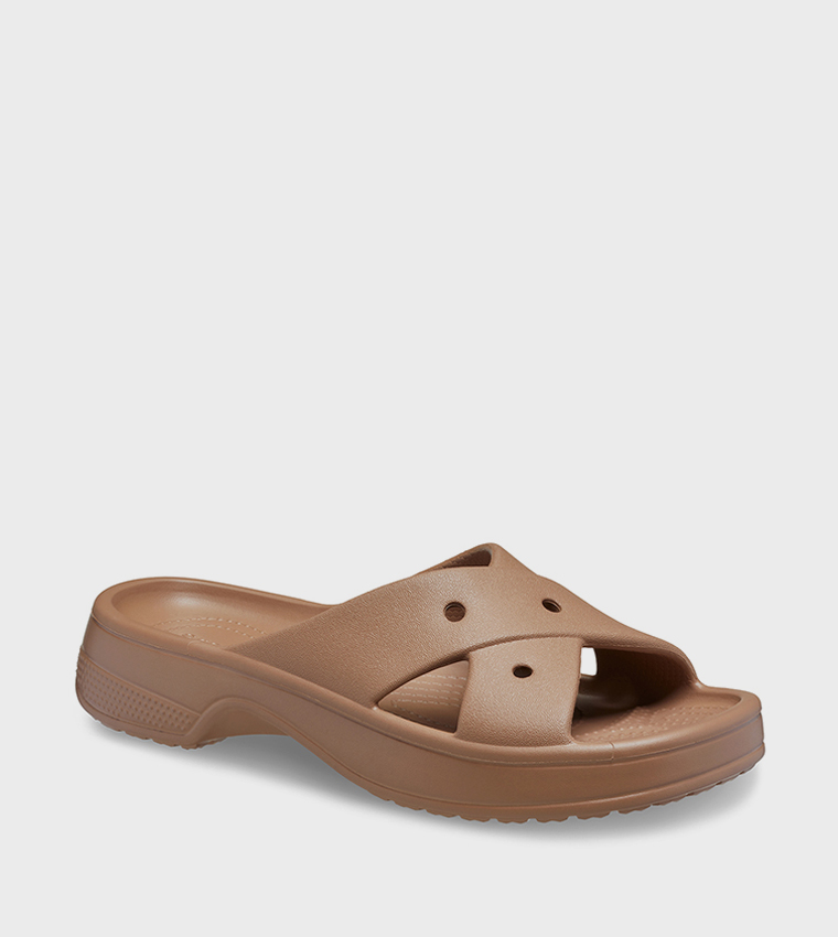 Classic Cross Strap Slides
