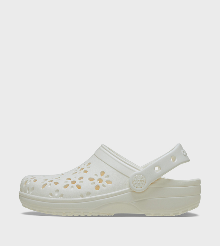 Classic Floral Cut Out Clog