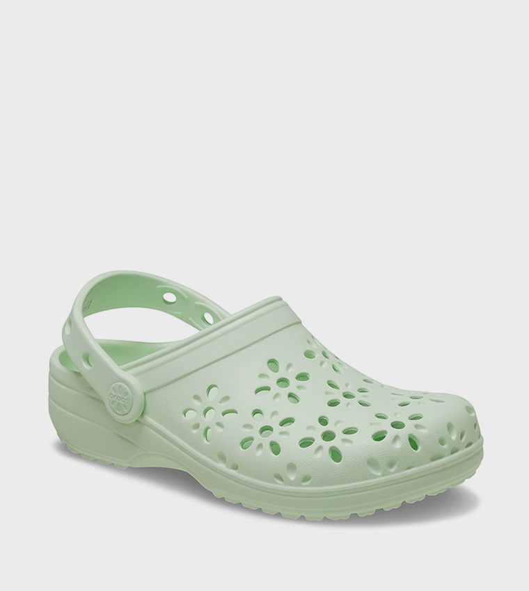Kids' Classic Floral Cut Out Clog 