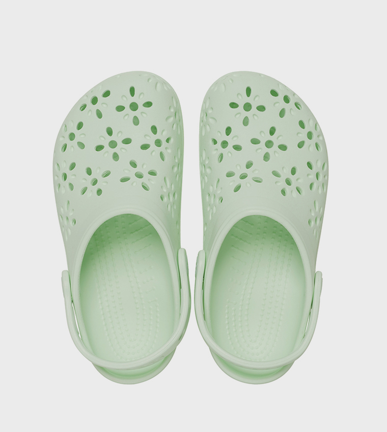 Toddlers' Classic Floral Cut Out Clog 