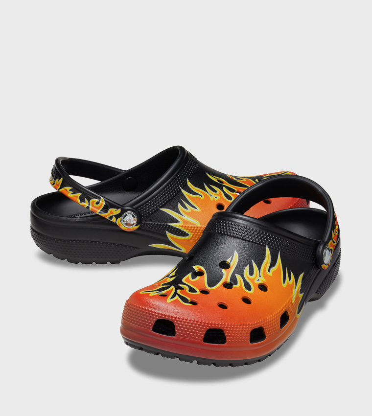 Classic Flames Clog