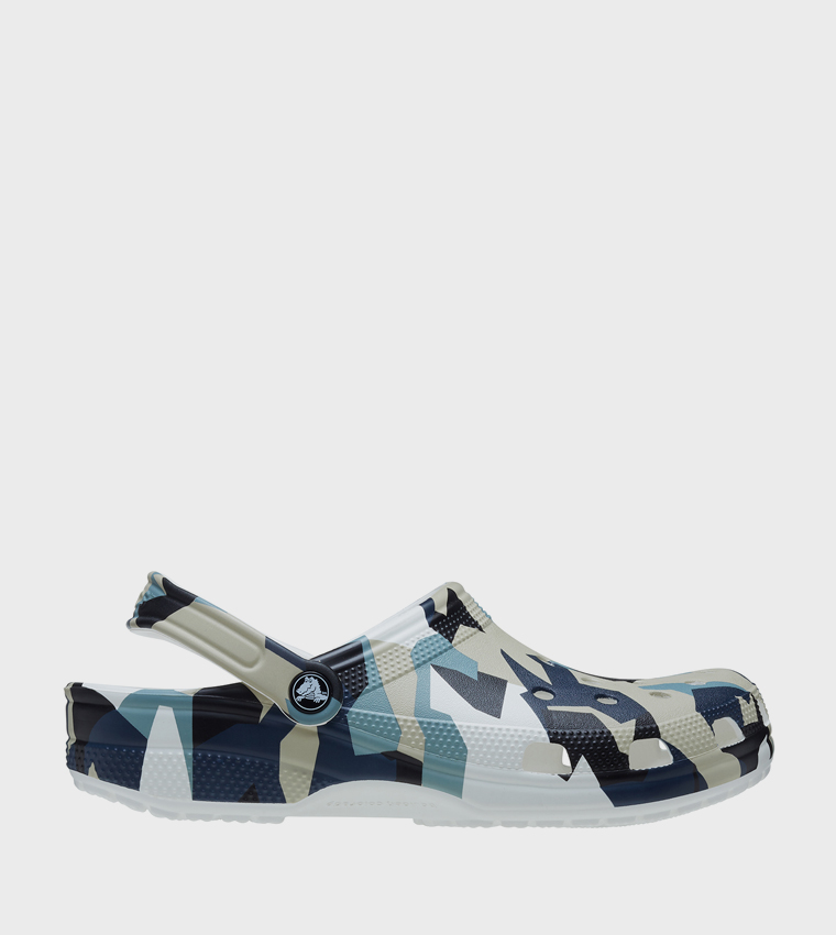 Geo Camo Clog