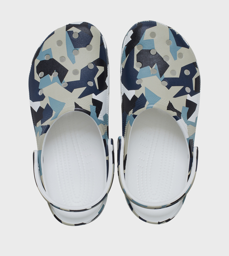 Geo Camo Clog