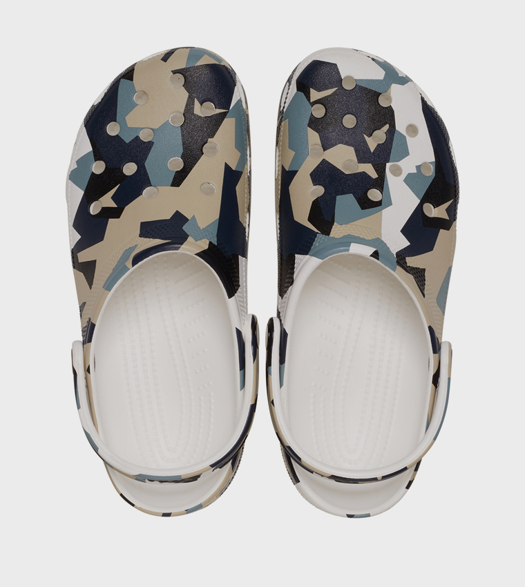 Geo Camo Clog