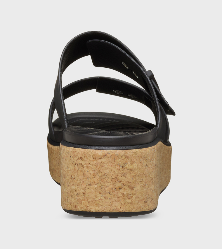 Brooklyn Cork Buckle Low Wedge