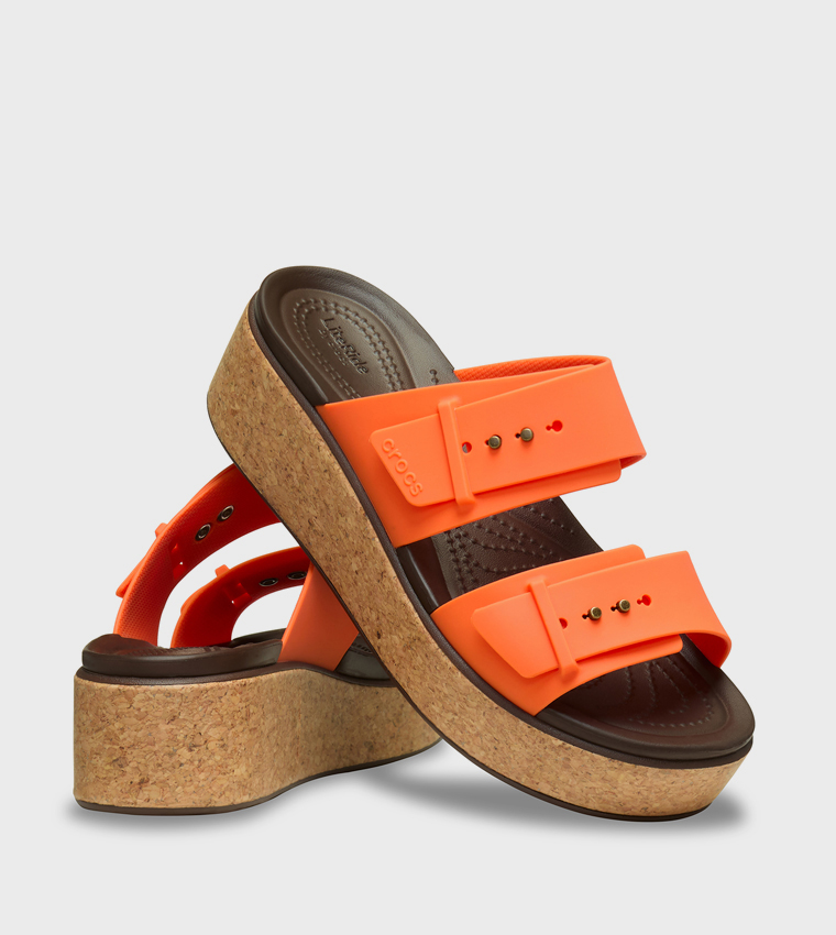 Brooklyn Cork Buckle Low Wedge