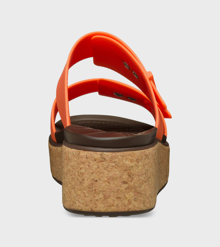 Brooklyn Cork Buckle Low Wedge