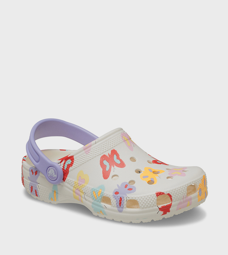 Kids' Classic Butterfly Graphic Clog