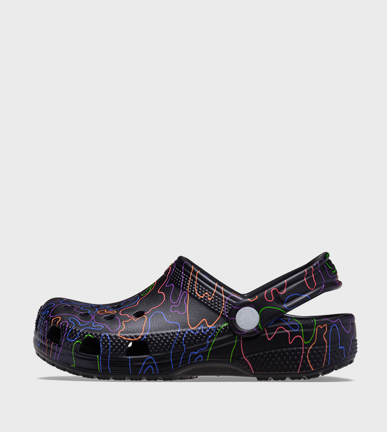 Kids' Classic Hi Vis Camo Clog 