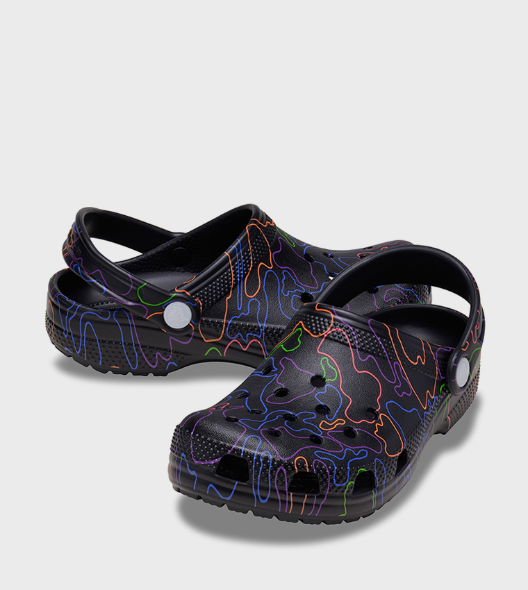 Kids' Classic Hi Vis Camo Clog 