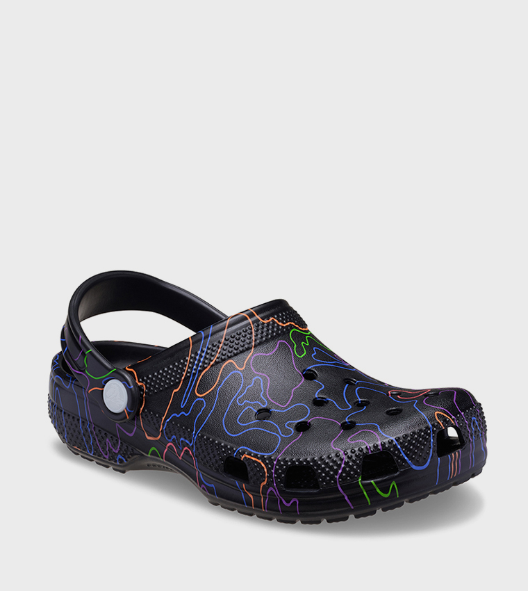 Kids' Classic Hi Vis Camo Clog 