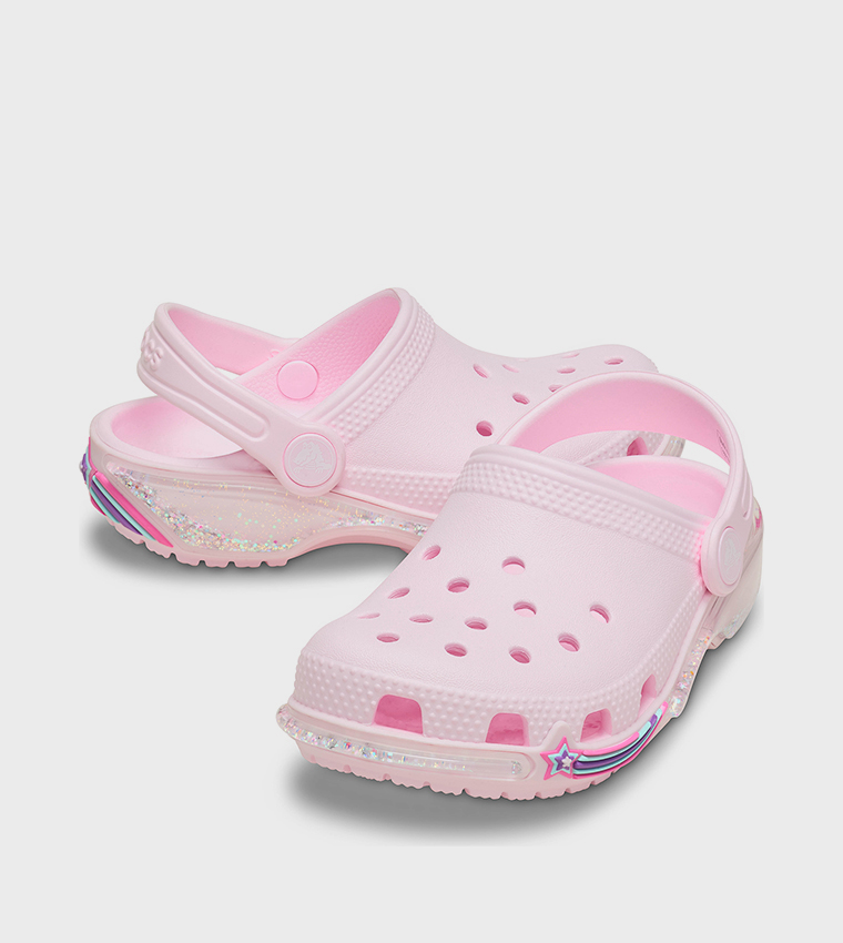 Kids' Classic Star Sparkle Shaker Clog 