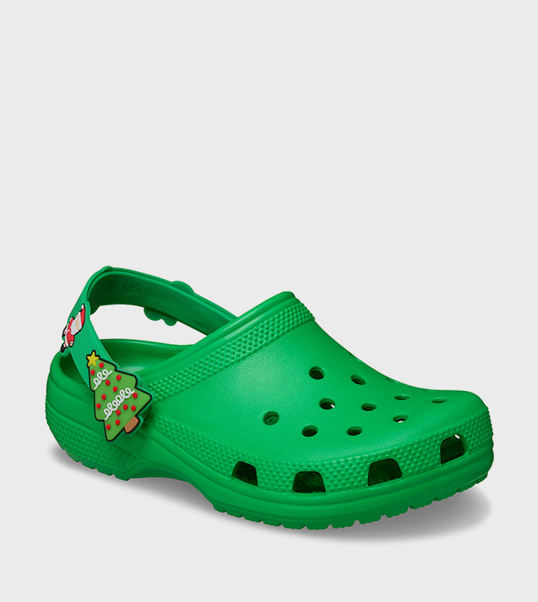 Kids' Classic Holiday Icons Lights Band Clog