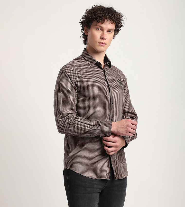 Plaid Long Sleeves Casual Shirt