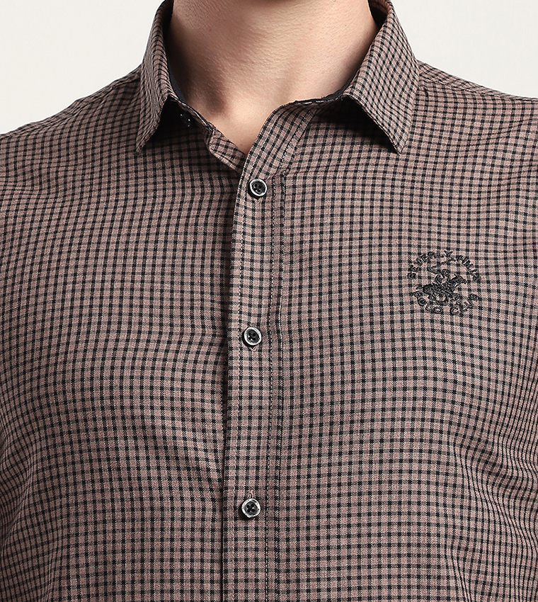 Plaid Long Sleeves Casual Shirt